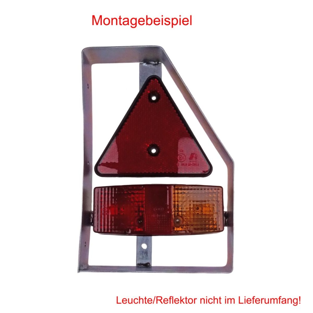 Lampenträgersatz Metall zum seitlichen Anbau für PKW Anhänger-990011446