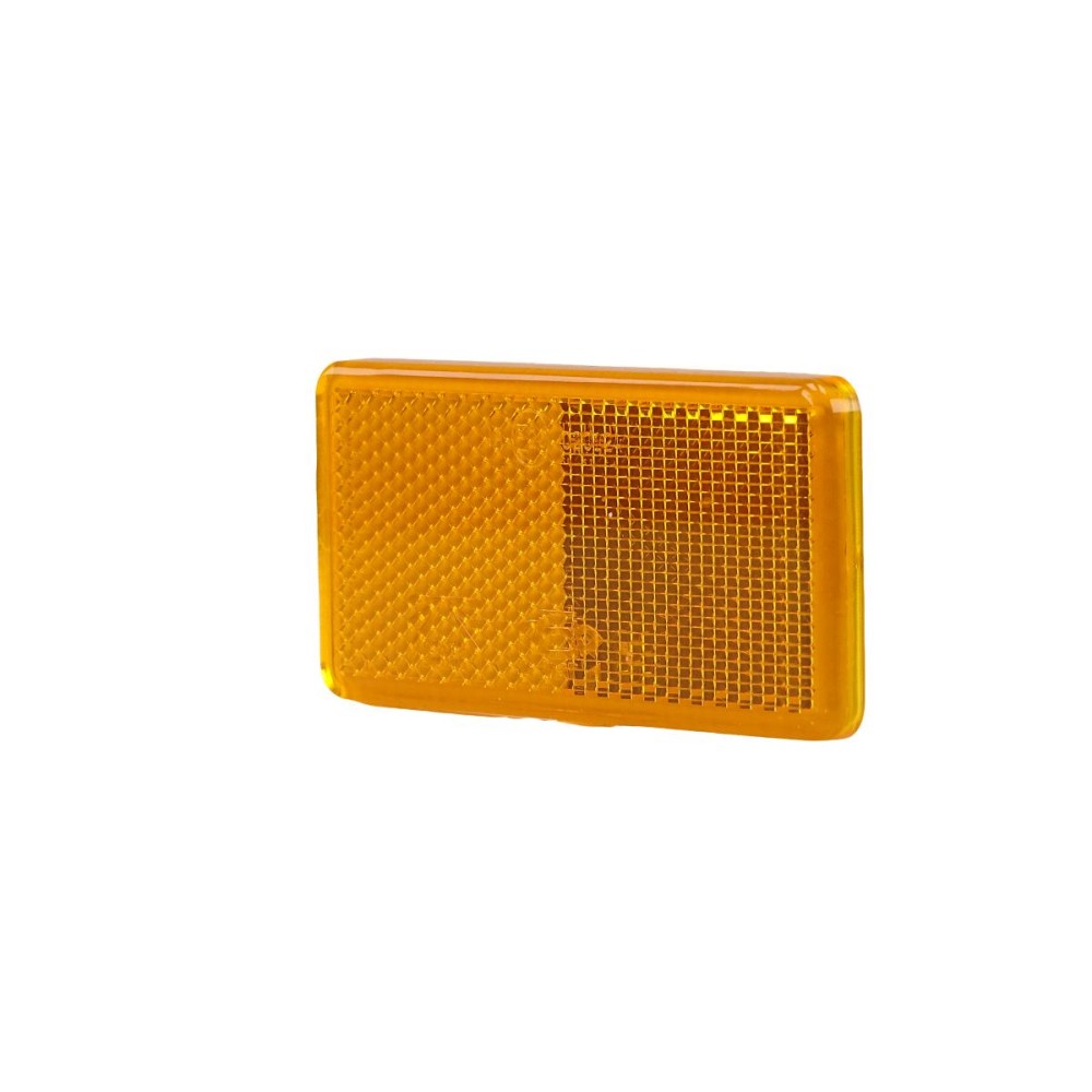 Catadioptre, réflecteur rectangulaire jaune avec film autocollant pour  remorque de voiture-990001770