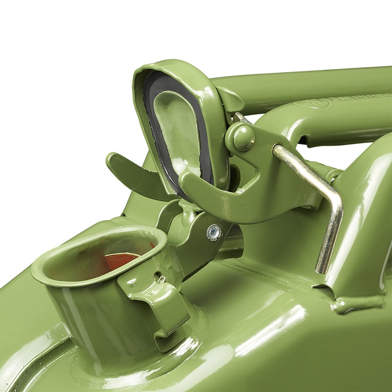 Benzinkanister 20L Metall grün UN/TÜV geprüft Stahlblech Kanister